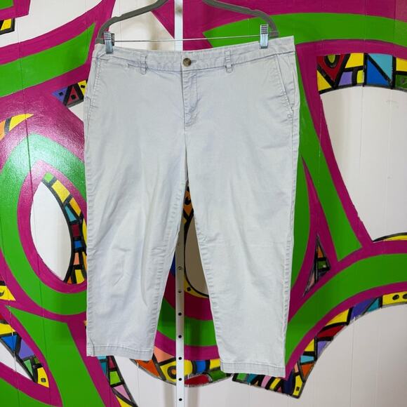 Faded Glory, Grey Capris. Size 16. In good used condition! - Picture 1 of 5